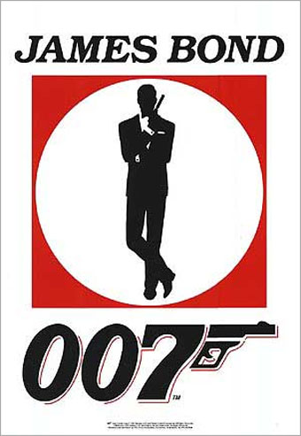 James Bond movie poster