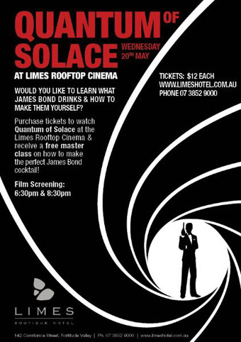 Bond Quantum of Solace poster