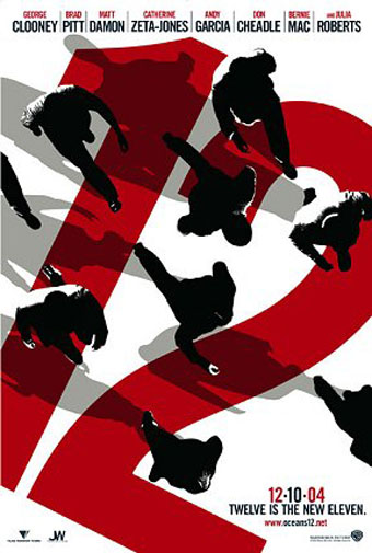 Oceans twelve movie poster