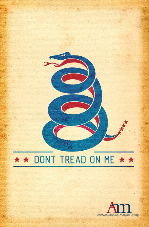dont tread on me poster