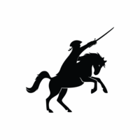 Patriot on horseback